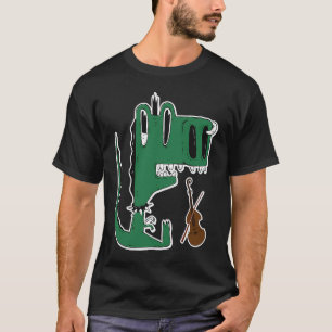 Dinosaur Tyrannosaurus rex Musical Classical Music T Shirt