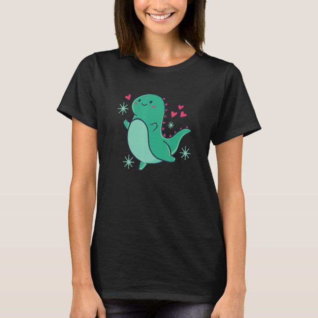 Dinosaur Tyrannosaurus Rex Rex Reptile Dangerous 1 T Shirt (Framsida)