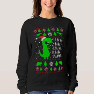 Dinosaur Ugly jul Sweater Fa Ra Rawr Family T Shirt