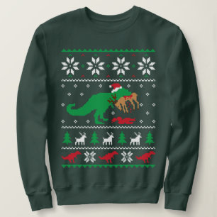 Dinosaur Ugly jul Sweater - Finny jul T Shirt