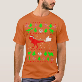 Dinosaur Ugly jul Sweater Småbarn Kids Boy X T Shirt
