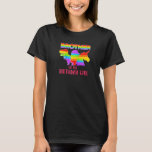 Dinosaur Unicorn Brother of the Birthday Girl Pop T Shirt<br><div class="desc">Dinosaur Unicorn Brother of the Birthday Girl Pop it Fidget Raglan</div>