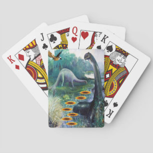 Dinosaur-uppspelningskort Casinokort