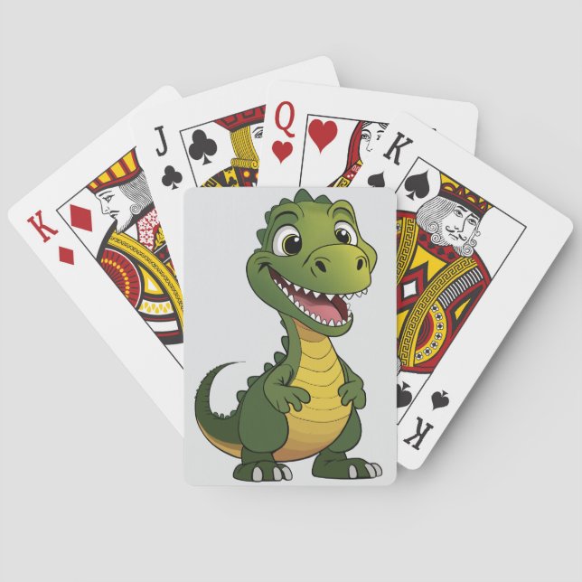 Dinosaur-uppspelningskort Casinokort (Baksidan)