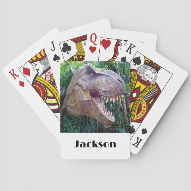 Dinosaur-uppspelningskort Casinokort (Baksidan)