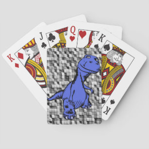 Dinosaur-uppspelningskort Kortlek