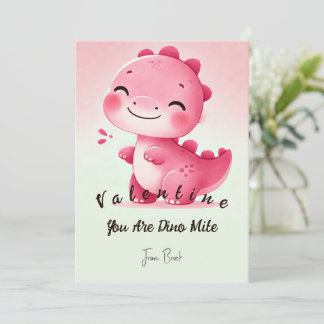 Dinosaur Valentine Cards Julkort