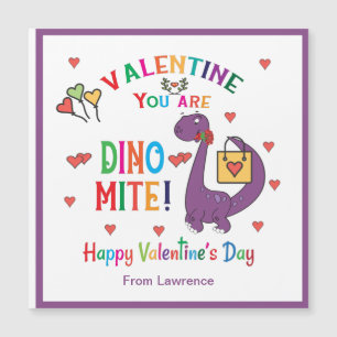 Dinosaur Valentine Du är Dino-mite Classroom