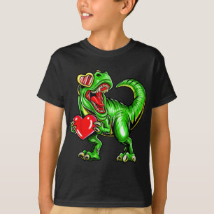 Dinosaur valentine trex valentines day mors dag t shirt
