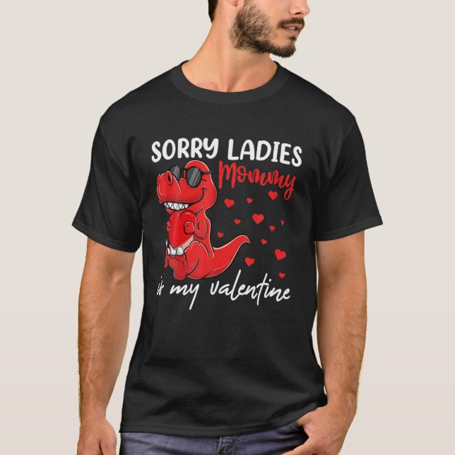Dinosaur Valentines day Apparel, Rex Heart Boys Ki T Shirt (Framsida)