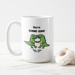 Dinosaur Valentiness Kaffemugg