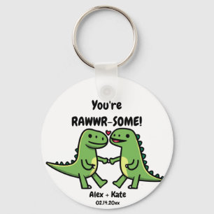 Dinosaur Valentiness Nyckelring