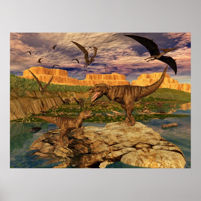 Dinosaur valley poster (Framsidan)