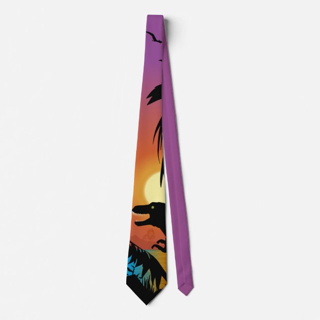 Dinosaur vid Dawn Neck Tie Slips (Framsida)