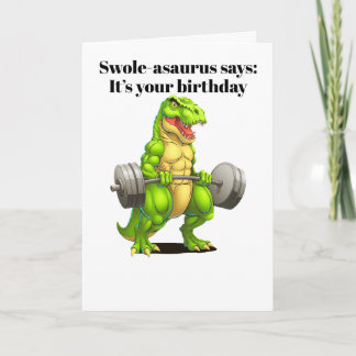 dinosaur vikbar gratulationskort kort