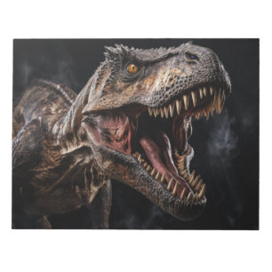 Dinosaur Vild Beast Porträtt Fierce Power Anteckningsblock