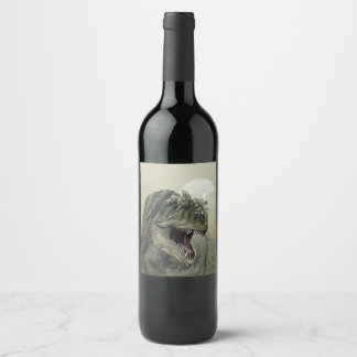 Dinosaur Vin Flaska-etikett Vinflaska Etikett