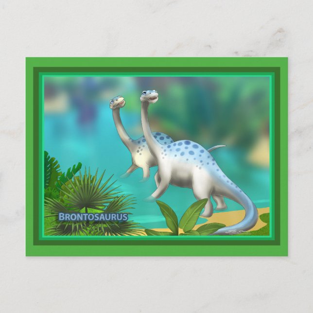 Dinosaur Vykort (Framsida)