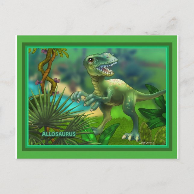 Dinosaur Vykort (Framsida)