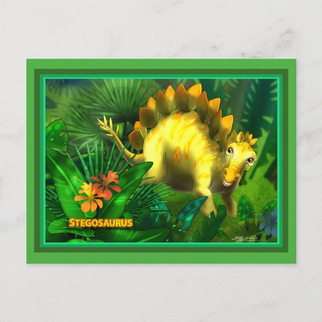 DInosaur Vykort (Framsida)