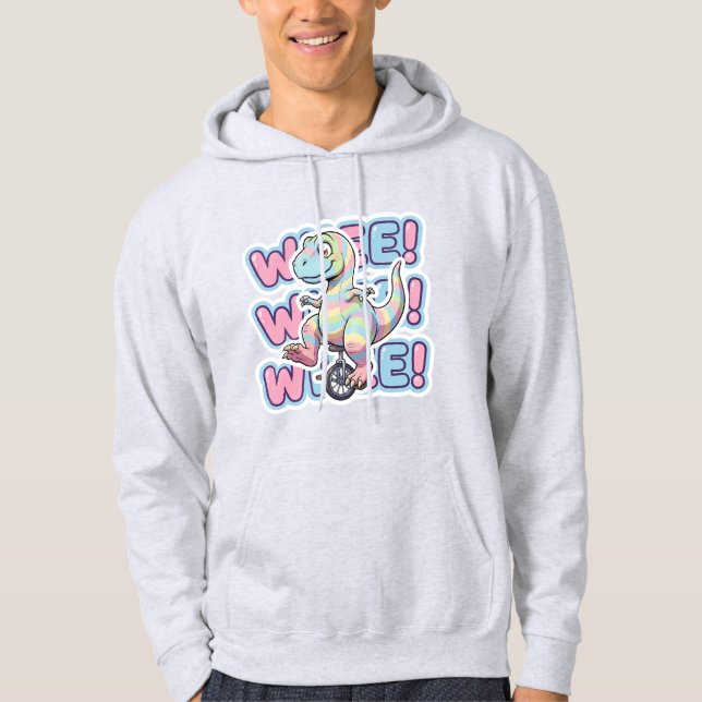Dinosaur,Whee!!! Hoodie (Framsida)