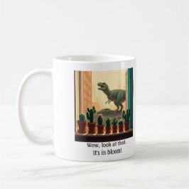 Dinosaur window sill cactus mugg
