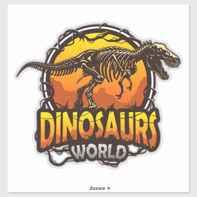 Dinosaur World Stickers Klistermärken (Ark)