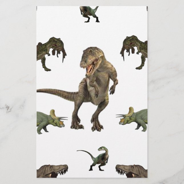 Dinosaur Wrapping Papper (Framsida)