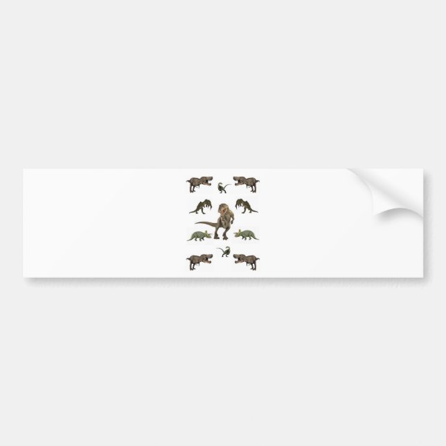 Dinosaur Wrapping Papper Bildekal (Framsidan)