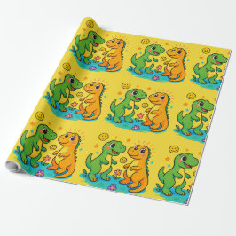Dinosaur Wrapping Papper 🦖 🎁 Presentpapper
