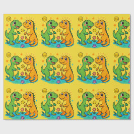 Dinosaur Wrapping Papper 🦖 🎁 Presentpapper