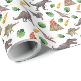 Dinosaur Wrapping Papper Presentpapper