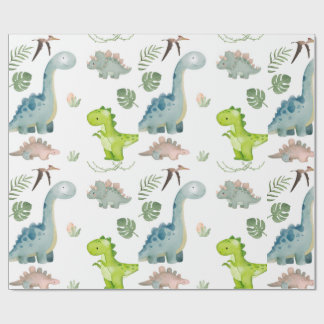 Dinosaur Wrapping Papper Presentpapper