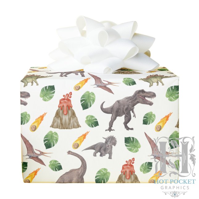 Dinosaur Wrapping Papper Presentpapper (Skapare uppladdad)