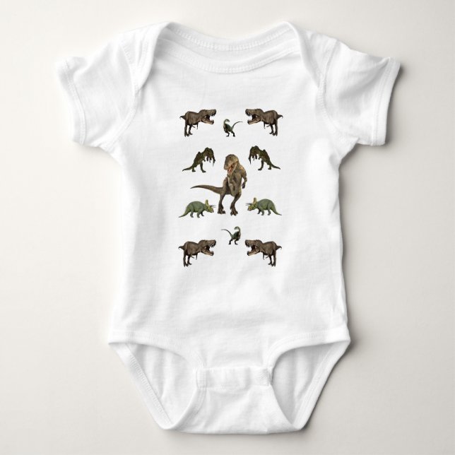 Dinosaur Wrapping Papper Tröja (Framsida)