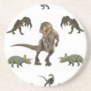 Dinosaur Wrapping Papper Underlägg Sandsten