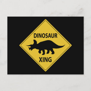 Dinosaur Xing Vykort