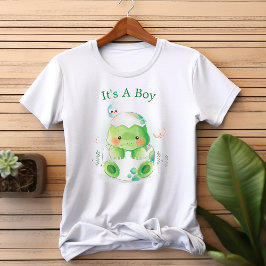 Dinosaurägg Gullet Det Är En Pojke Blivande Mamma T Shirt