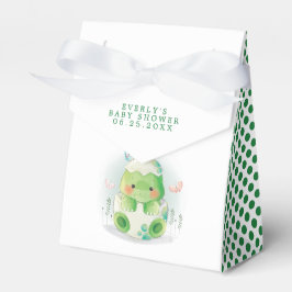 Dinosaurägg Söt Vattenfärg Pojke Babyfirande Presentaskar