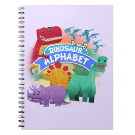 Dinosauralfabetanteckningsbok Anteckningsbok