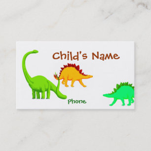 Dinosaurbarns telefonkort