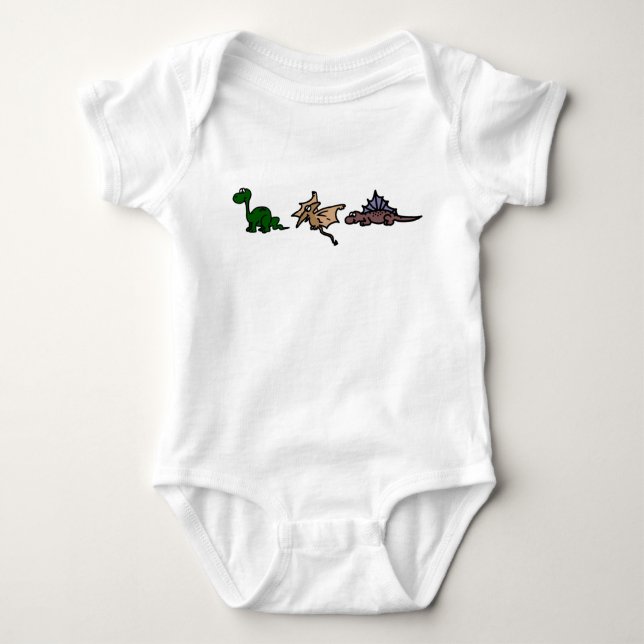 Dinosaurbebis Tee Shirt (Framsida)