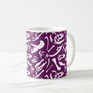 Dinosaurben (lilor) kaffemugg