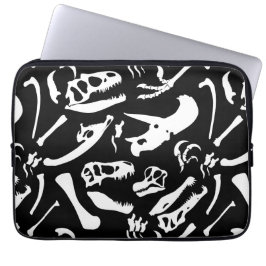 Dinosaurben (svarten) laptop sleeve