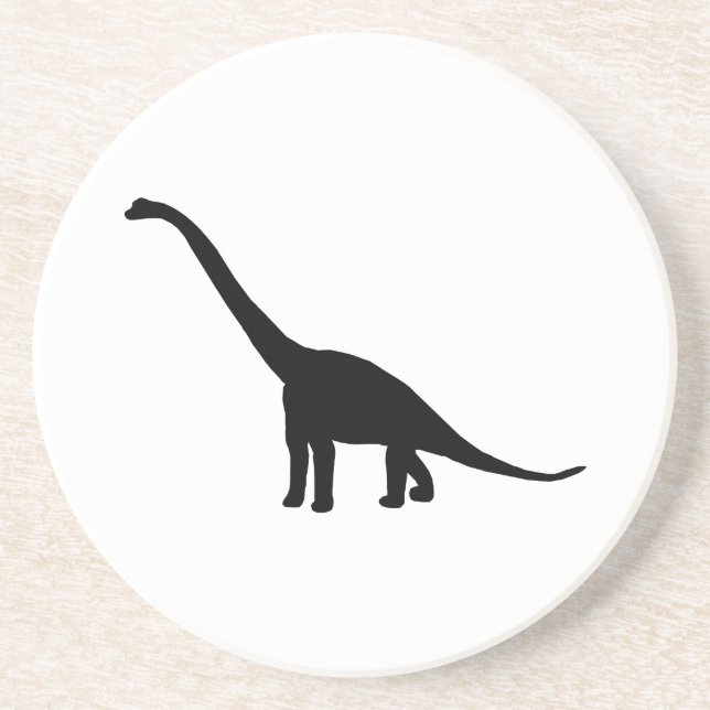DinosaurBrontosaurusSilhouette Underlägg (Framsidan)