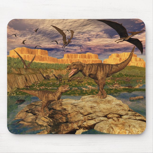 Dinosaurdalmousepad Musmatta (Framsidan)