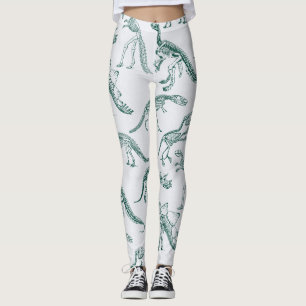 Dinosaurdamasker Leggings