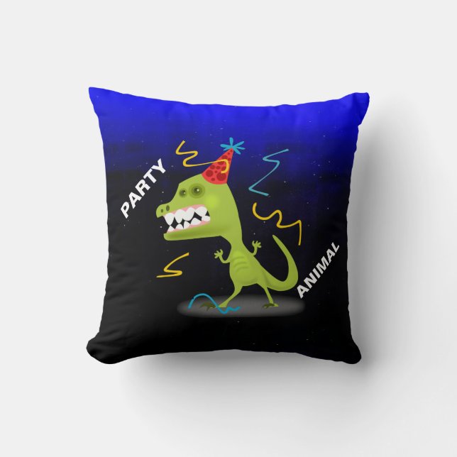 Dinosaurdekorativ kudde (Framsida)