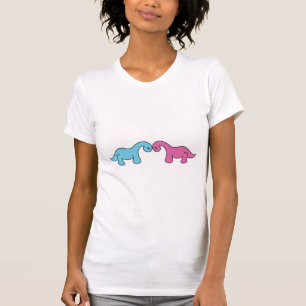 Dinosauren kopplar ihop t shirt