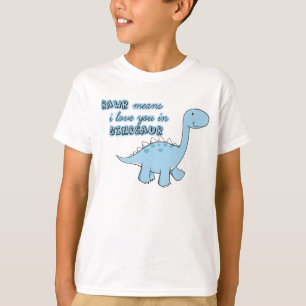 dinosauren lurar t-skjortan tröja